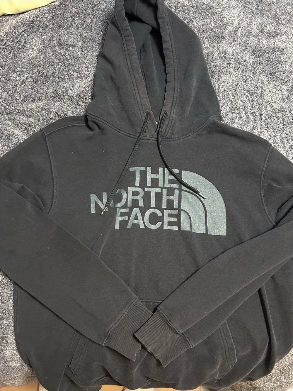The North Face Black Pullover Hoodie with Logo